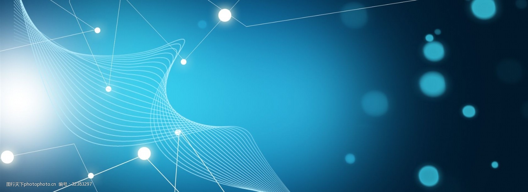 科技漸變藍(lán)色海報背景圖片-
